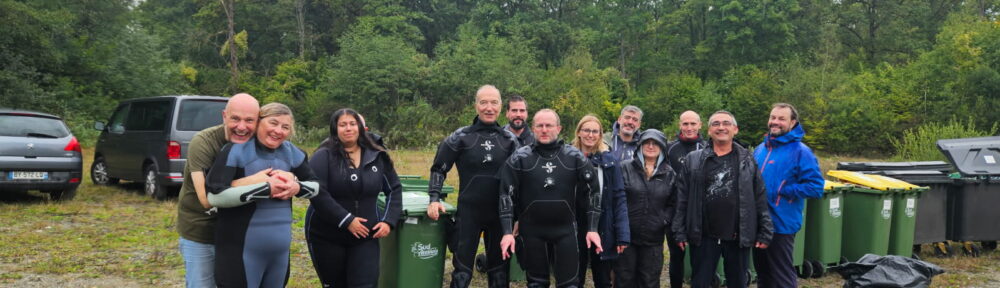 Les bénévoles du World cleanup day 2025 à trélon